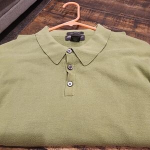 Eddie Bauer Olive Polo Shirt
